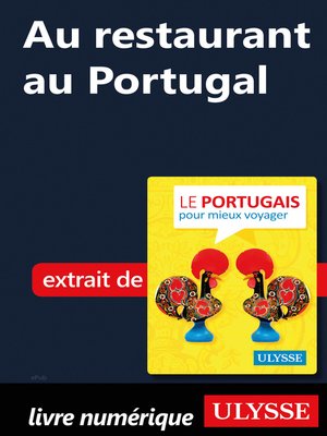 cover image of Au restaurant au Portugal (Guide de conversation)
